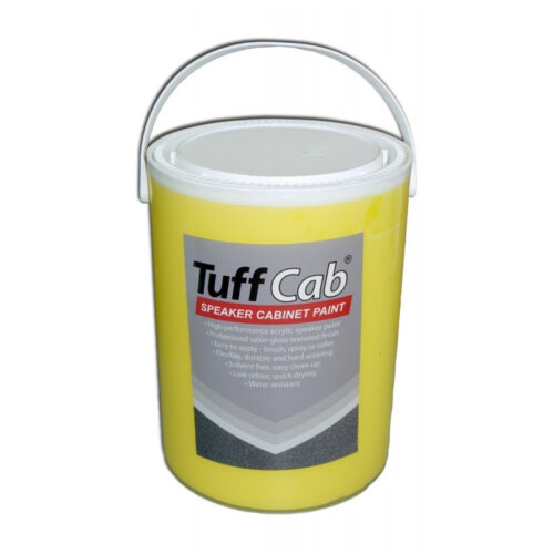 Tuff Cab Speaker Cabinet Paint - RAL 1016 Sulphur Yellow 5Kg, luidsprekerverf, speakerverf, cabinet paint
